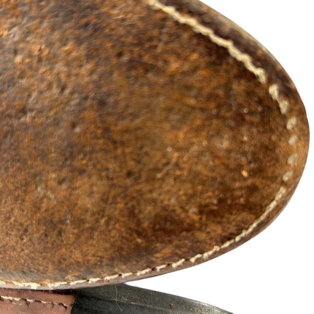 Tracy Byrd & Lee Roy Parnell Signed Justin Roper Purple Boots Vintage 1990s-Sz 8 - Picture 16 of 16